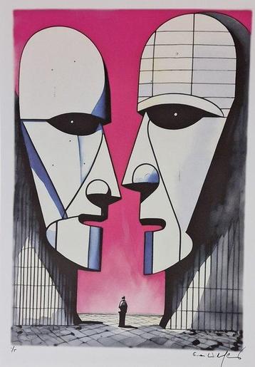 Pink Floyd - Division Bell - by Emma Wildfang - Watercolor beschikbaar voor biedingen