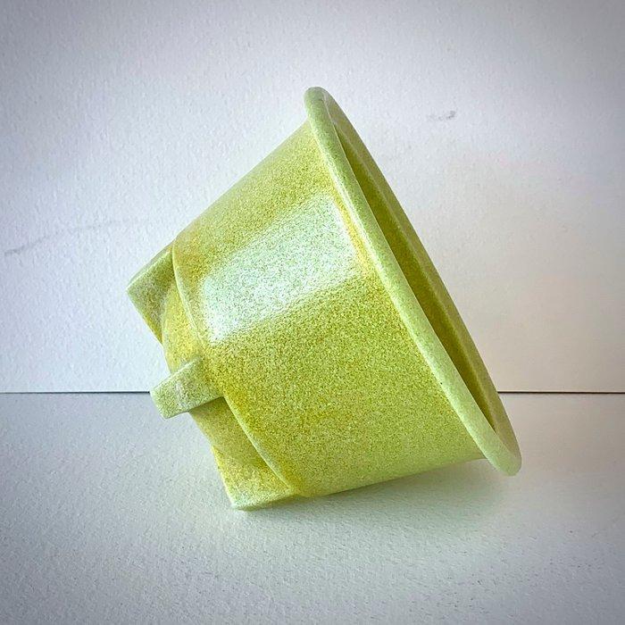 Glasfabriek Leerdam - A.D. Copier - Bloempot - Graniver -, Antiek en Kunst, Antiek | Glaswerk en Kristal