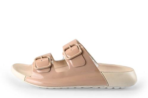 Ecco Slippers in maat 37 Bruin | 5% extra korting, Kleding | Dames, Schoenen, Bruin, Gedragen, Slippers, Verzenden