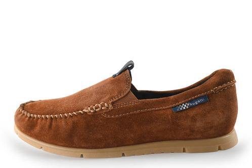 Bugatti Instappers in maat 44 Cognac | 5% extra korting, Kleding | Heren, Schoenen, Overige kleuren, Gedragen, Overige typen, Verzenden