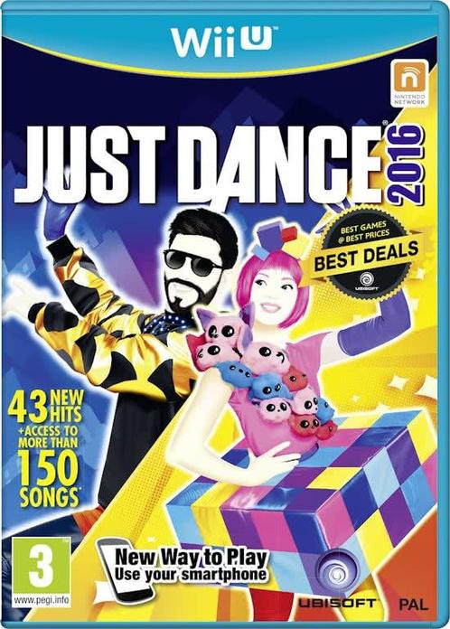 Just Dance 2016  zonder boekje (Wii U tweedehands game), Games en Spelcomputers, Games | Nintendo Wii U, Ophalen of Verzenden