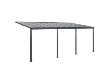 Veiling - Terrasdak / Overkapping - Borneo - 6 x 3 m - Grijs, Tuin en Terras, Nieuw