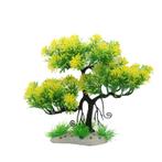 Bonsai boom groen en geel OS-246 - aquarium decoratie, Dieren en Toebehoren, Ophalen of Verzenden, Nieuw, Sierelement