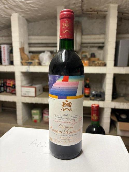 1984 Chateau Mouton Rothschild - Pauillac 1er Grand Cru, Verzamelen, Wijnen