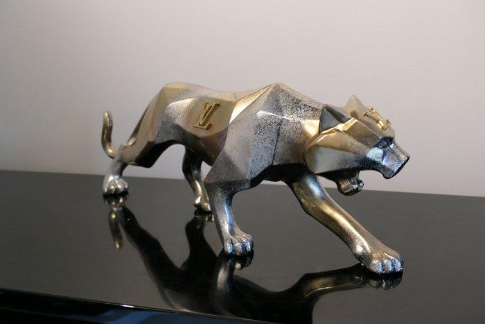 RichART - Panthère or et argent version Louis Vuitton, Antiek en Kunst, Kunst | Designobjecten