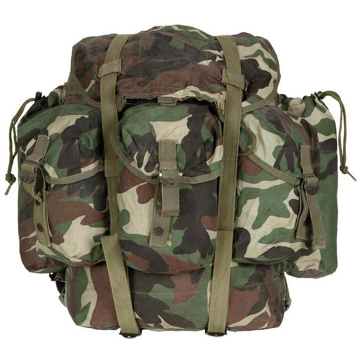 Turkse landmacht Alice Pack veldrugzak 55L, Forest camo, Sport en Fitness, Bergsport en Wandelen, Rugzak, Gebruikt, Ophalen of Verzenden