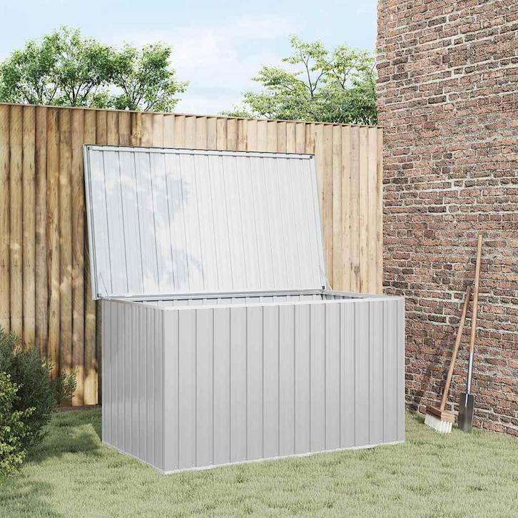 vidaXL Tuinbox 171x99x93 cm grijs, Tuin en Terras, Bergingen en Tuinkasten, Nieuw, Verzenden