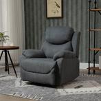 Fauteuil -  - Ligfunctie - TV-stoel - Grijs, Nieuw, Ophalen of Verzenden, Modern, Stof