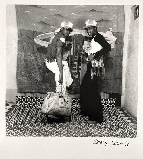 Sanlé Sory - Le voyage à Paris -1976, Antiek en Kunst, Kunst | Schilderijen | Modern