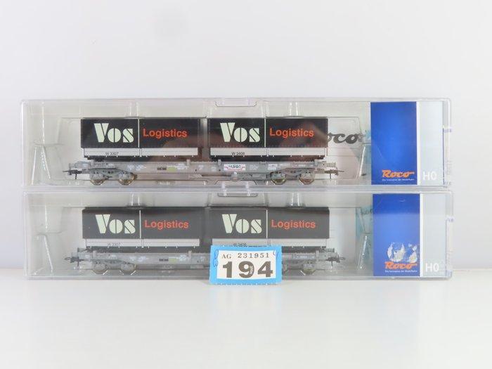 Roco H0 - 66617 - Modeltrein goederenwagon (2) - 2, Hobby & Loisirs créatifs, Trains miniatures | HO