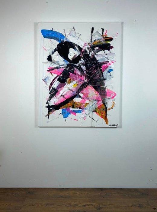 Parscha Mirghawameddin (XX) - Abstract Nº3169, Antiquités & Art, Art | Peinture | Moderne