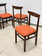 Stoel (4) - Hout, Synthetisch leder - Noordse stijl, Nieuw