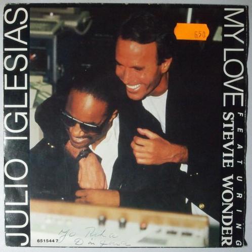 Julio Iglesias and Stevie Wonder - My love - Single, Cd's en Dvd's, Vinyl Singles, Single, Gebruikt, 7 inch, Pop