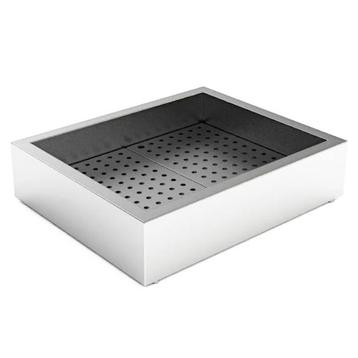 Crushed Ice Bak | RVS | Opbouw (Recht) | 2x 1/1 GN | Open |, Verzenden