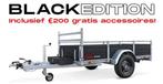 Anssems Go Getter bakwagen BSX 251x130 cm black edition  -, Auto diversen, Aanhangers en Bagagewagens, Nieuw, Ophalen of Verzenden