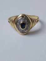 Bague de cocktail - 18 carats Or jaune - 0.74ct. tw. Saphir