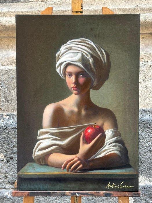 Antonio Sciacca (1957) - Senza Titolo, Antiek en Kunst, Kunst | Schilderijen | Klassiek