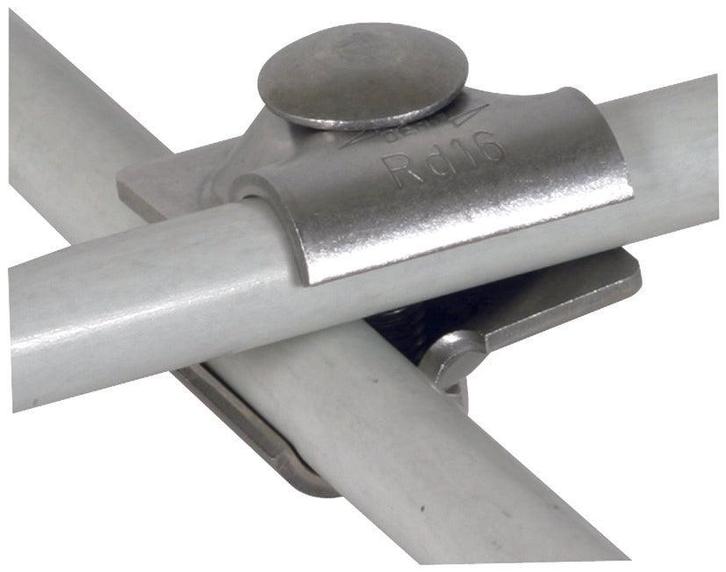 Dehn MV Clamp StSt Rd 16/16mm With Truss Head Screw - 393069, Doe-het-zelf en Bouw, Elektriciteit en Kabels, Verzenden