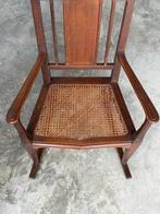 stile Stickley - Chaise à bascule - Bois, paille de Vienne -, Antiek en Kunst