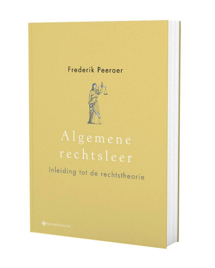 Algemene rechtsleer 9789463712743 Frederik Peeraer, Livres, Science, Envoi