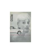 1961 ALFA ROMEO 2000 BERLINA BROCHURE ENGELS, Ophalen of Verzenden, Nieuw