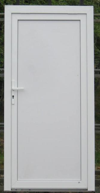 pvc buitendeur , deur , achterdeur 90 x 185 wit, Doe-het-zelf en Bouw, Deuren en Vliegenramen, Nieuw, Kunststof, Buitendeur, Minder dan 200 cm