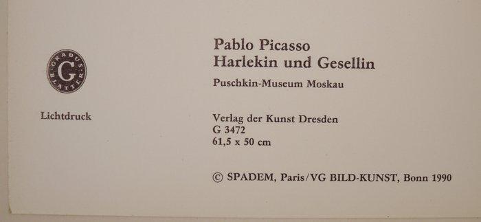 Pablo Picasso (1881-1973) - Harlekin und Gesellin (1901), Antiquités & Art, Antiquités | Autres Antiquités