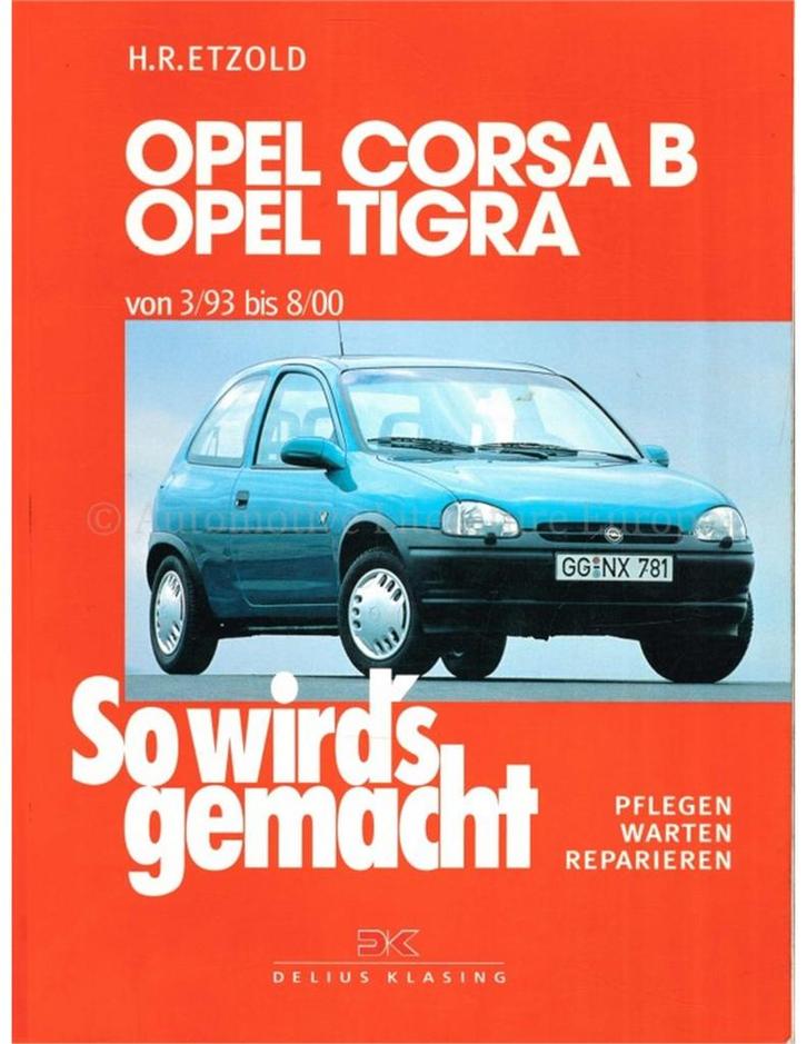 1993 - 2000 OPEL CORSA B | TIGRA BENZINE | DIESEL VRAAGBAAK, Auto diversen, Handleidingen en Instructieboekjes