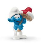 De Smurfen PVC Beeldje Smurf met Paddestoel 6 cm, Collections, Personnages de BD, Ophalen of Verzenden