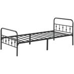 TRUUSK Opvouwbaar Bedframe 200x90 cm - 82,5 cm Hoog - Metaal, Verzenden, Nieuw