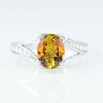 Zonder Minimumprijs - Ring - 14 karaat Witgoud -  1.69ct.