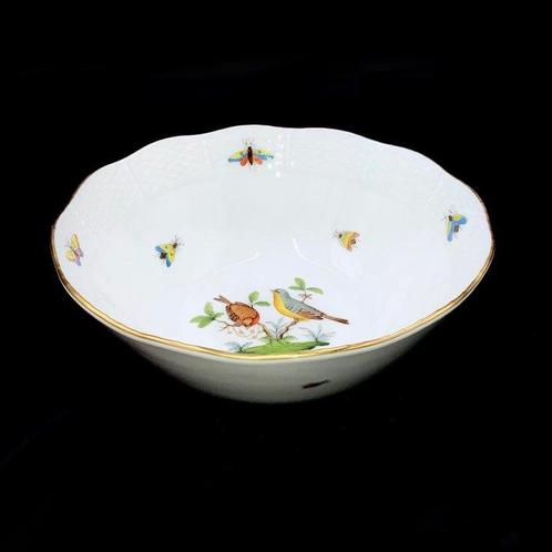 Herend - Large Round Serving Bowl (20 cm) - Rothschild, Antiek en Kunst, Antiek | Meubels | Tafels