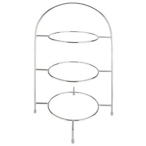 Etagère | Chroom | 3x Ø270mm | 295x290x490(h)mm Olympia, Zakelijke goederen, Horeca | Keukenapparatuur, Nieuw in verpakking, Verzenden