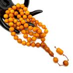 Volledig stenen natuurlijke amber Tesbih misbaha