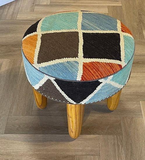 Afghaan - pouf en kelim - inutilisé - neuf - kelim - laine -, Huis en Inrichting, Stoffering | Tapijten en Vloerkleden