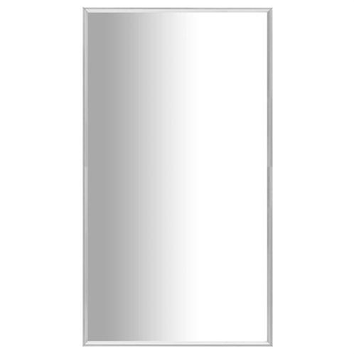 vidaXL Spiegel 80x60 cm zilverkleurig, Huis en Inrichting, Woonaccessoires | Spiegels, Nieuw, Verzenden
