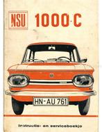 1968 NSU 1000 C INSTRUCTIEBOEKJE NEDERLANDS, Autos : Divers, Modes d'emploi & Notices d'utilisation, Ophalen of Verzenden