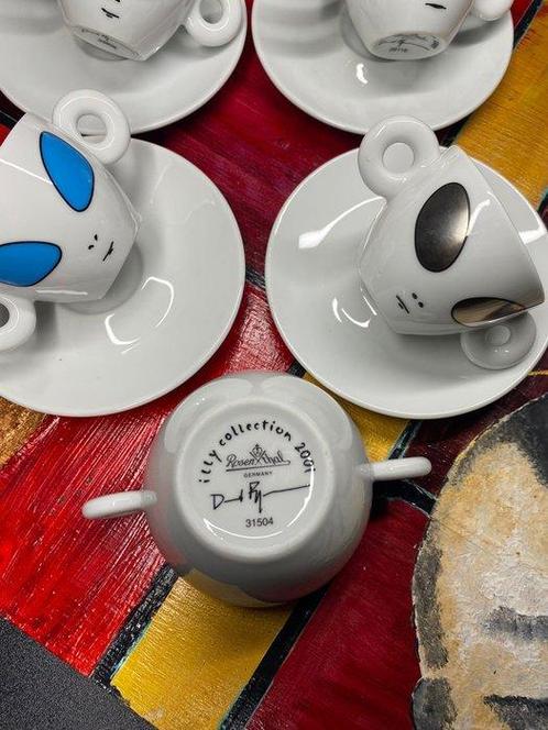 Illy - David Byrne - Service à café pour 4 personnes - Alien, Antiek en Kunst, Antiek | Meubels | Tafels
