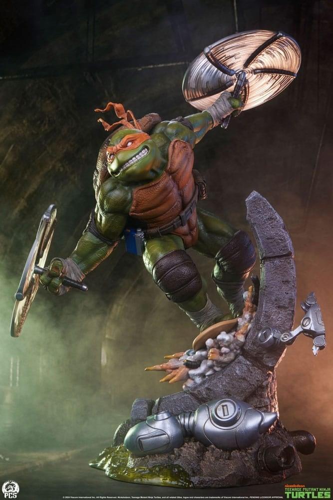 Teenage Mutant Ninja Turtles Statue 1/3 Michelangelo 67 cm, Collections, Cinéma & Télévision, Enlèvement ou Envoi
