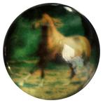 Fako Bijoux® - Click Button - Glas - Paard Bruin, Handtassen en Accessoires, Nieuw, Verzenden