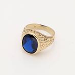 Bague - 14 carats Or jaune - Saphir