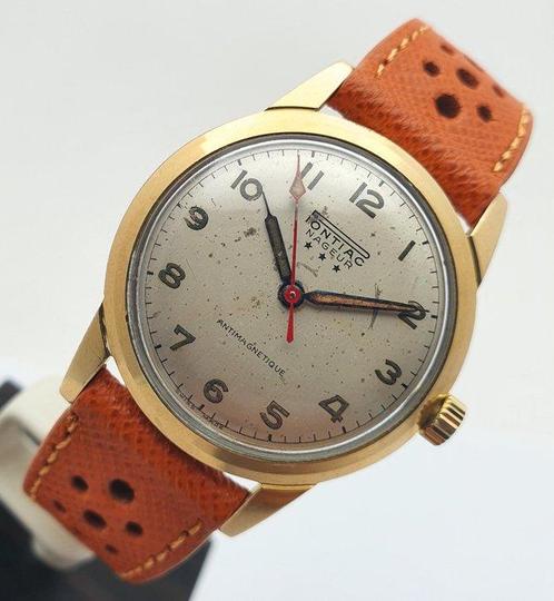 Pontiac - Nageur - Three stars - Sans Prix de Réserve -, Handtassen en Accessoires, Horloges | Heren