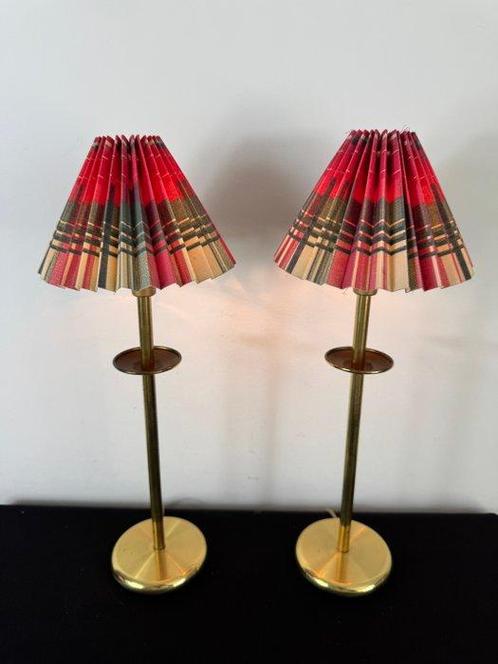 Lamp - Elegante Vintage Messing Lampen - Tijdloos Klassiek, Antiek en Kunst, Curiosa en Brocante