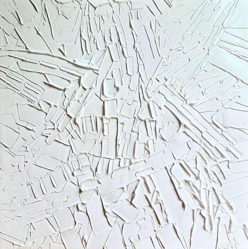 Bruno Cantais - Downtown - Le Soulages blanc - XL, Antiek en Kunst, Kunst | Schilderijen | Modern