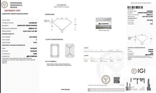 Zonder Minimumprijs - Ring - 18 karaat Geel goud - 3.40ct., Handtassen en Accessoires, Ringen