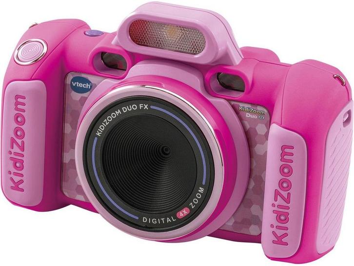 VTech KidiZoom Duo FX - Kindercamera - 8 Megapixel - Roze, Kinderen en Baby's, Speelgoed | Overig, Zo goed als nieuw, Verzenden