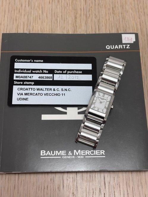 Baume & Mercier - Zonder Minimumprijs - M0A08747 - Dames -, Handtassen en Accessoires, Horloges | Heren