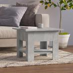 vidaXL Table basse gris béton 55x55x42 cm bois, Maison & Meubles, Verzenden, Neuf