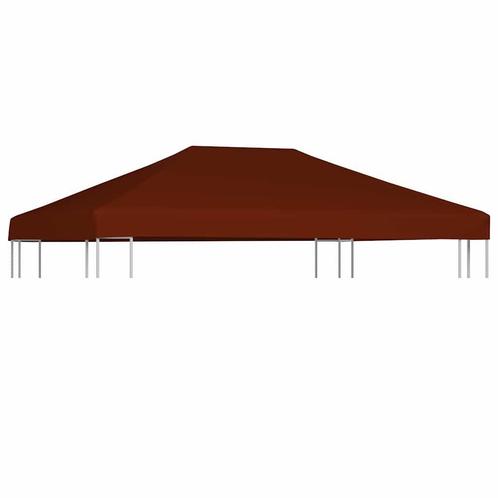 vidaXL Prieeldak 310 g/m² 3x4 m terracota, Tuin en Terras, Partytenten, Nieuw, Verzenden