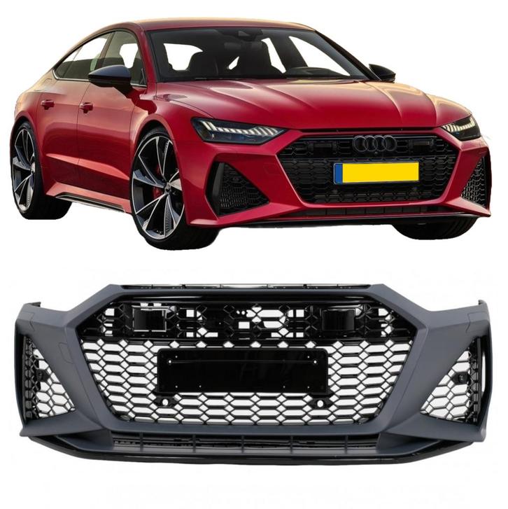 Voorbumper | Audi A7 C8 | 2018- | RS7 look | compleet met to, Auto-onderdelen, Carrosserie, Nieuw, Audi, Verzenden